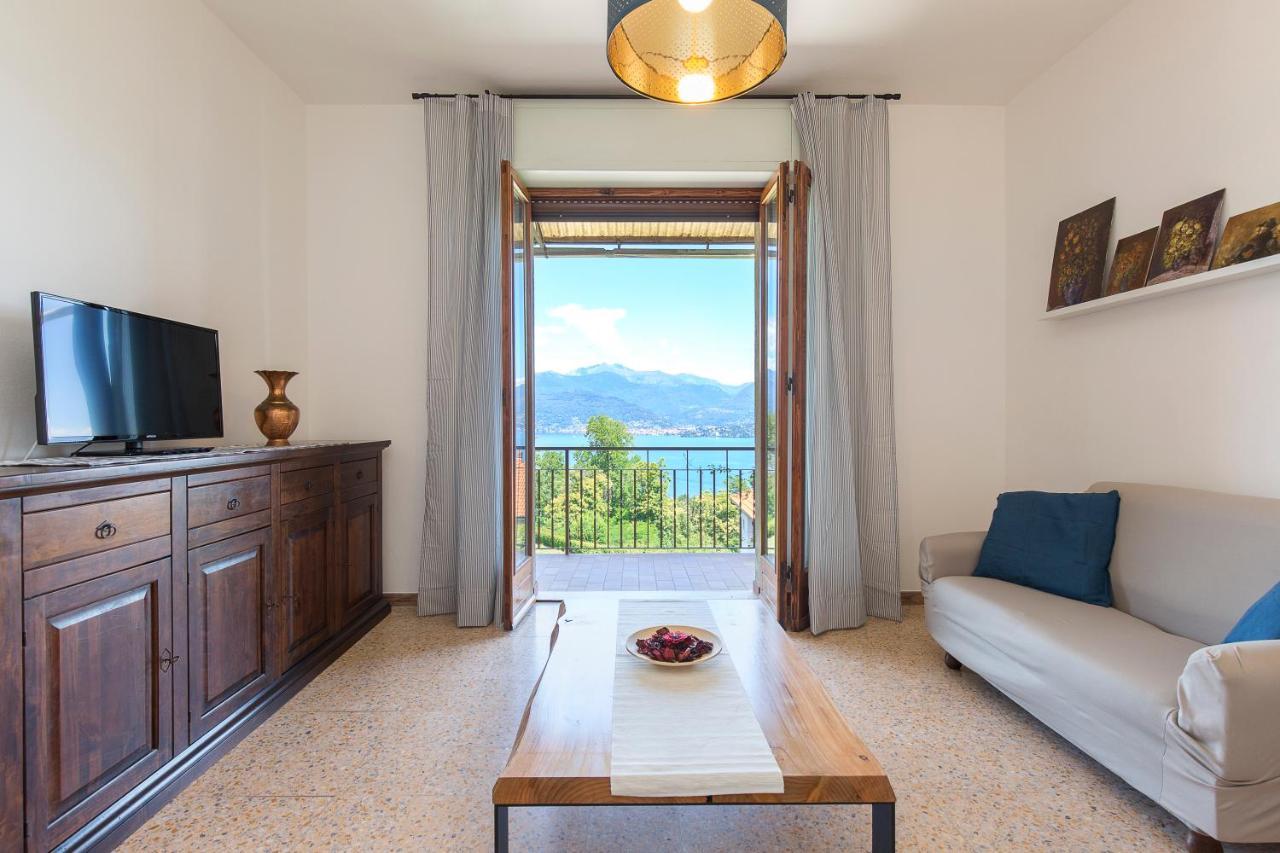 Casa Lilla - Lakeview Large Apartments With Garden Above Stresa Exterior foto